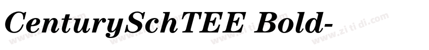 CenturySchTEE Bold字体转换 CenturySchTEE Bold字体转换
